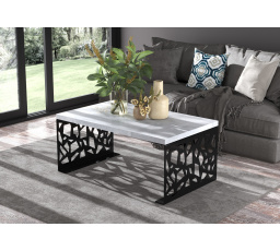 Konferenčný stolík SEMARA 100x60 Čierny+Betón