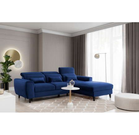 Rohová sedacia súprava Foble, Velvetmat 40 Pravá