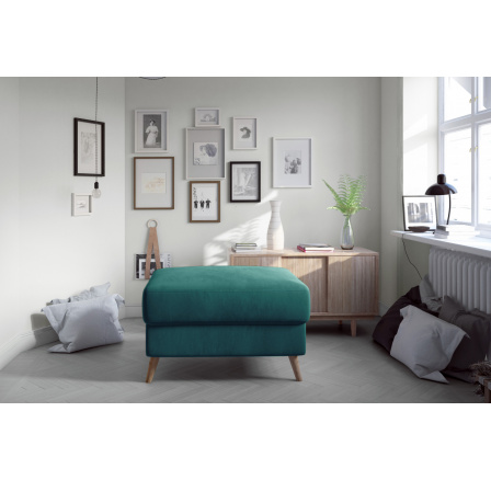 Asgard Taburet Matný Zamat 75 73x73