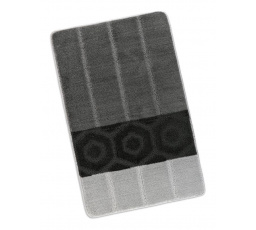 Kúpeľňová predložka 60x100cm Pruhy šedočierne