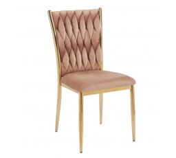 Stolička velvet cappuccino K37-FXJG G