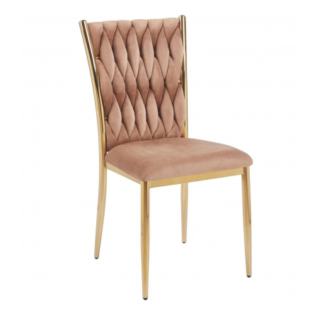 Stolička velvet cappuccino K37-FXJG G