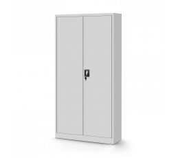 Kancelárska kovová skriňa na dokumenty TOMASZ, 900 x 1850 x 450 mm, sivá