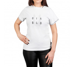 Dámske tričko-Biela-Stredná