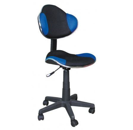 Detská stolička Q-G2 čierna/modrá
