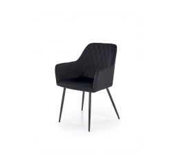 Jedálenská stolička K558, čierna/čierna