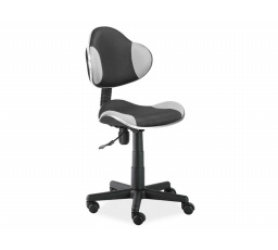 Q-G2 - kancelárska stolička (detská) sivá/čierna (OBRQG2SZC) kolekcia "S" (K150-Z) (S)