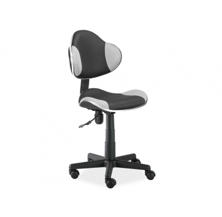 Q-G2 - kancelárska stolička (detská) sivá/čierna (OBRQG2SZC) kolekcia "S" (K150-Z) (S)