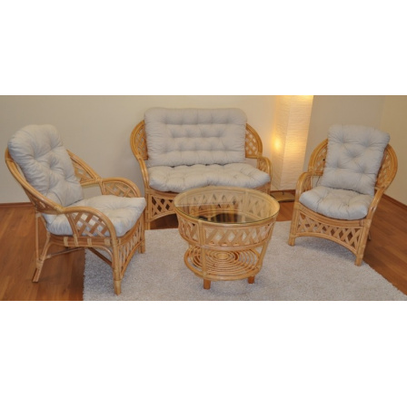 Ratanová sedacia súprava Copacabana honey