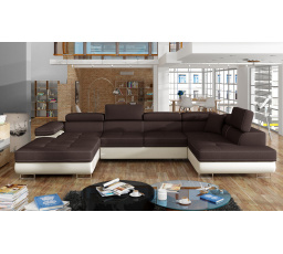 Sedacia súprava v tvare U RODRIGO, Sawana 26 / Soft 33 Pravá