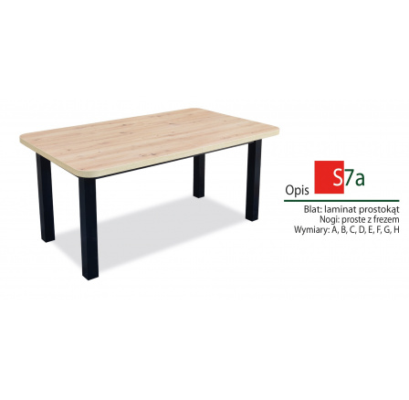 Stôl S7A 160 x 90 (45) Stôl S7A 160 x 90 (45)