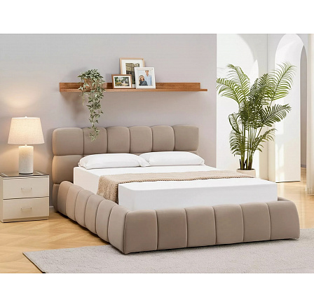 POSTEĽ PARMA VELVET 160x200 FARBA C. BEŽ BLUVEL 40 POSTEĽ PARMA VELVET 160x200 FARBA C. BEŽ BLUVEL 40