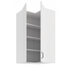 Horná rohová skrinka STILO - 60x60 GN-108 2F (90­°), Biela/Biela