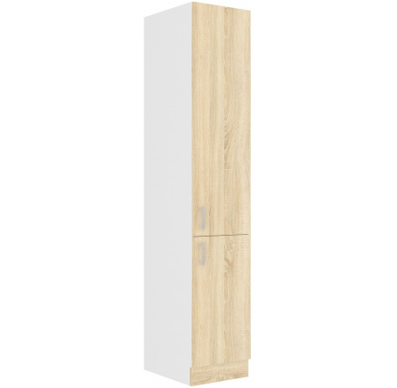Kuchyňská skříň SARA - 40 DK-210 2F, Bílá / Dub Sonoma Kuchyňská skříň SARA - 40 DK-210 2F, Bílá / Dub Sonoma