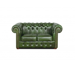 Pohovka Chesterfield Classic 2 koža zelená