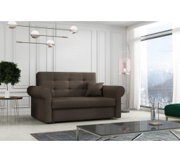 Tmavohnedé kreslo Vivian Silver II