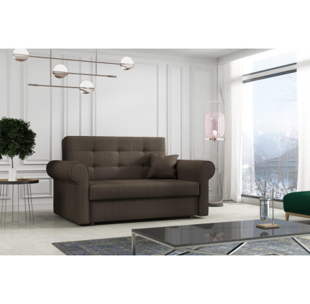 Tmavohnedé kreslo Vivian Silver II