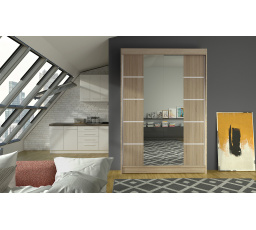 Šatní skriňa LINORA V 120, Dub sonoma