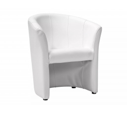 Kreslo TM-1, Biela ekokoža EK-26/Wenge