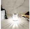 Krištáľová stojanová lampa LED