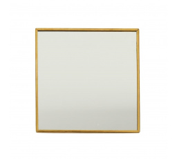 Zlatý štvorcový zrkadlový podstavec