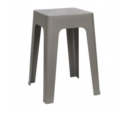 Šedá stolička Spectra z plastu