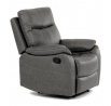 Polohovací křeslo, šedá, látka vintage, TV-4092 GREY3