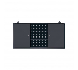 Závesná skrinka na náradie BEN, 1200 x 600 x 200 mm, antracitová