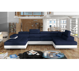 Sedacia súprava v tvare U RODRIGO, pravá Kronos 09/Soft 17