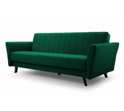 Rozkladacia pohovka LINEA , Kronos 19 , drevo - čierna