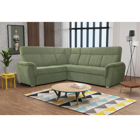 Rohová pohovka Billy uni zelená