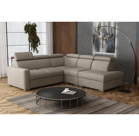 Sedacia súprava Petrit VIII pravá Aragon hnedošedá