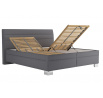 Posteľ Veneta 160x200, tmavo sivá
