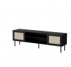 TV komoda JUTA RTV, čierna matná