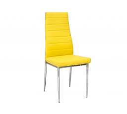 H-261-stolička žltá chróm/eco (H261ZCH) (S) (K150-Z)