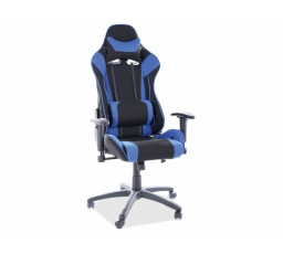 Kancelárska stolička VIPER, čierna/modrá