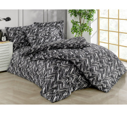 Saténová obliečka na vankúš Adonis black 40x40