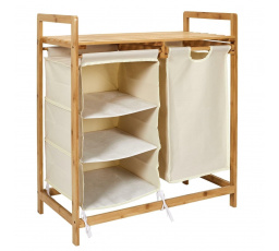 Komoda/prádelník bambus/tkanina