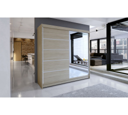 Šatní skriňa TAISA III 180, Dub sonoma