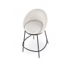 Barová stolička H118, Béžová/Čierna