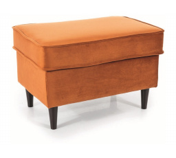 Taburet RON VELVET, Cinnamon Bluvel 4215/Wenge
