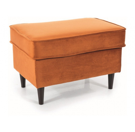 Taburet RON VELVET, Cinnamon Bluvel 4215/Wenge