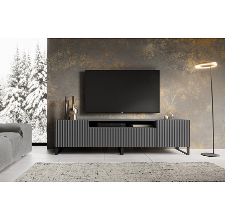 TV skrinka NOEMI Stojaca Grafit+Grafit