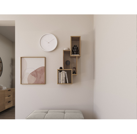 Alitty 96 Remeselná dubová polica Dub Artisan 96x46