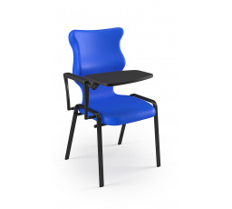 Židle studentská Plus velikost 6, Modrá/Šedá 