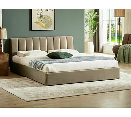 Posteľ s úložným priestorom MONTREAL VELVET 160x200 cm, Béžový Bluvel 28