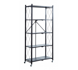 Kovový regál R4-FX 5P čierny R45P-FX