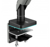 Držiak na monitor 49 palcov, šedo-čierny LED RGB X-ARM