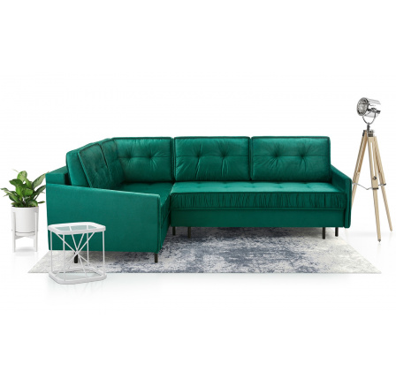 Rohová sedacia súprava ALASKAN, Monolith 37, Ľavá