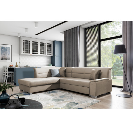 Rohová sedacia súprava BERGEN, Monolit 09, ľavá